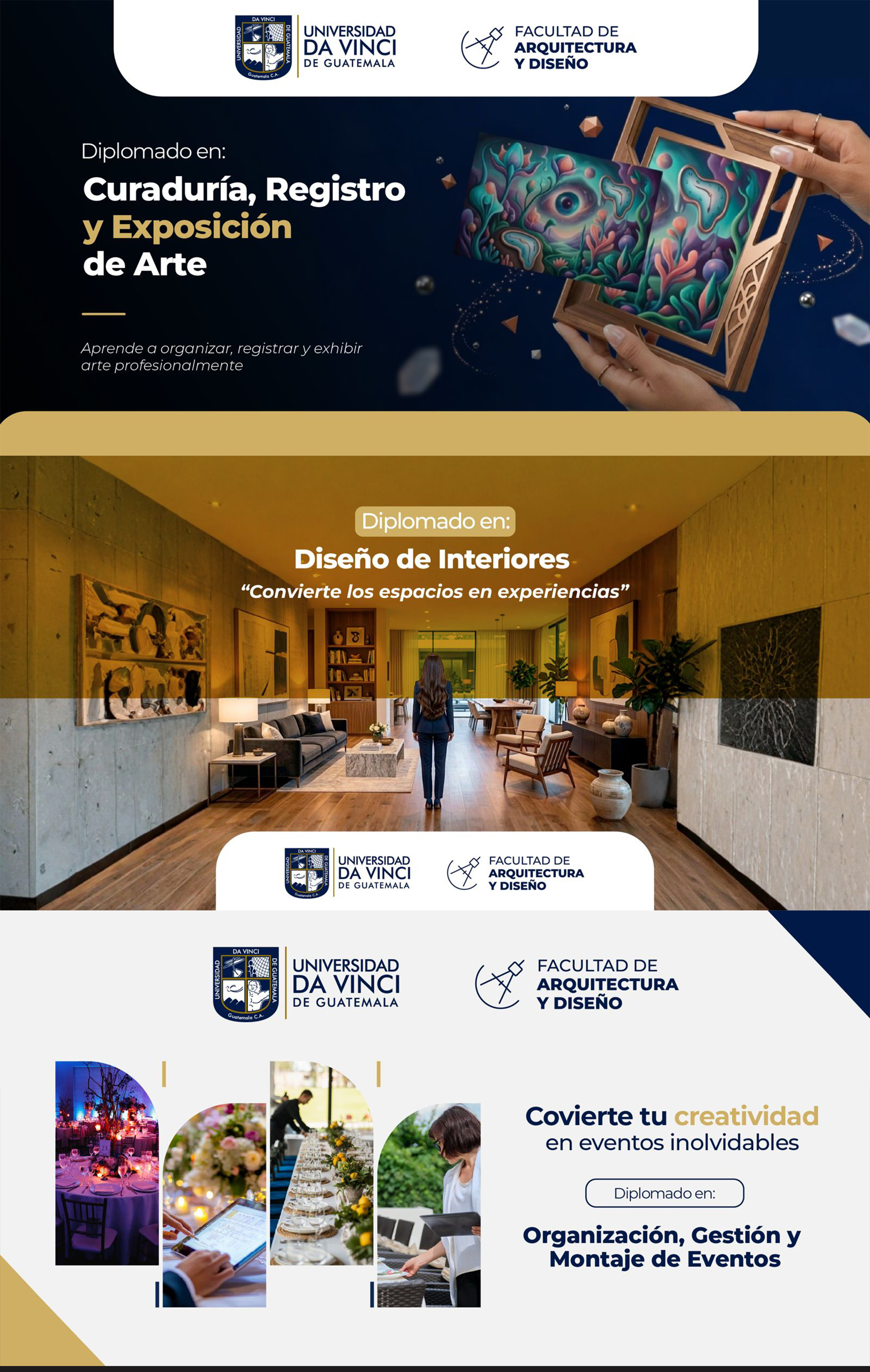 Diplomados de la Facultad de Arquitectura y Diseño de la UDVGT Diplomados de la Facultad de Arquitectura y Diseño de la UDVGT